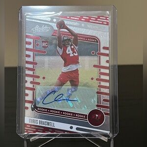 Panini Absolute Chris Braswell Autograph Rookie NFL Trading Card Football 🔥🏈 RC